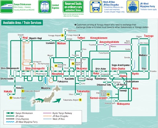 map sanyo sanin