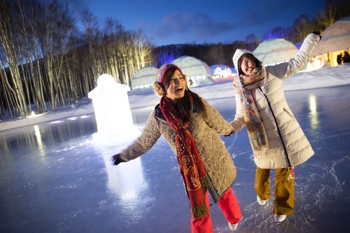 【Hoshino Resorts TOMAMU】Ice Skate4