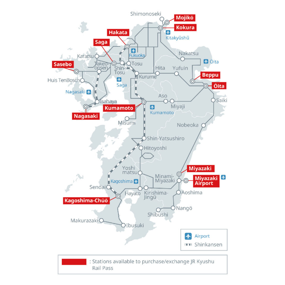 JRKyushu JR KYUSHU RAIL PASS