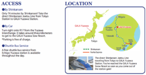 gala yuzawa access